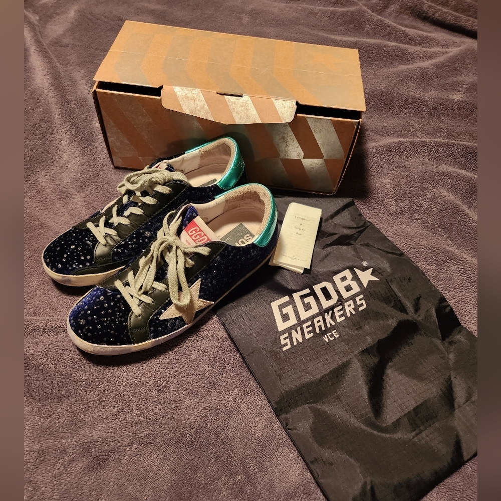 Golden goose superstar velvet